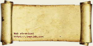 Isidora Denić vizit kartica